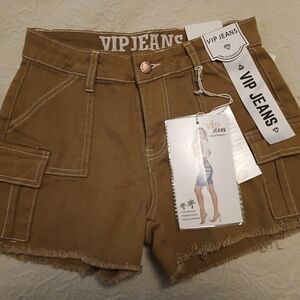 VIP Jeans Sculpting Stretch Shorts Size 1/2